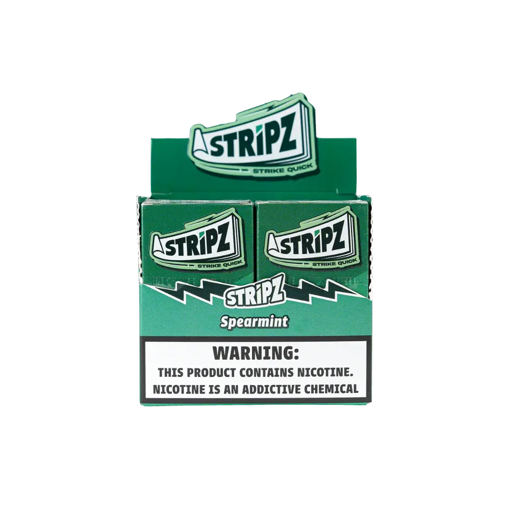 Stripz Display Box - Spearmint 2mg